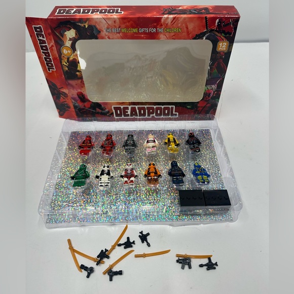 Marvel Hero Action Figures + Accessories Building Block Brick Mini Figure 12+Pcs - Picture 2 of 9